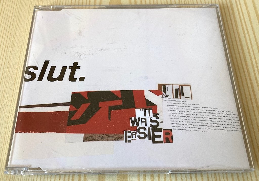 CD Single Slut - It Was Easier (5 Tracks), Cd's en Dvd's, Cd Singles, Ophalen, Zo goed als nieuw, Pop
