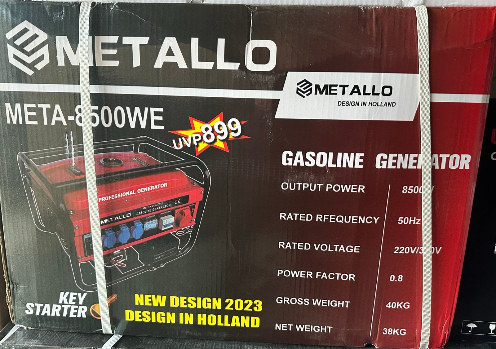 Metallo META-8500WE Generator, Ophalen, Nieuw
