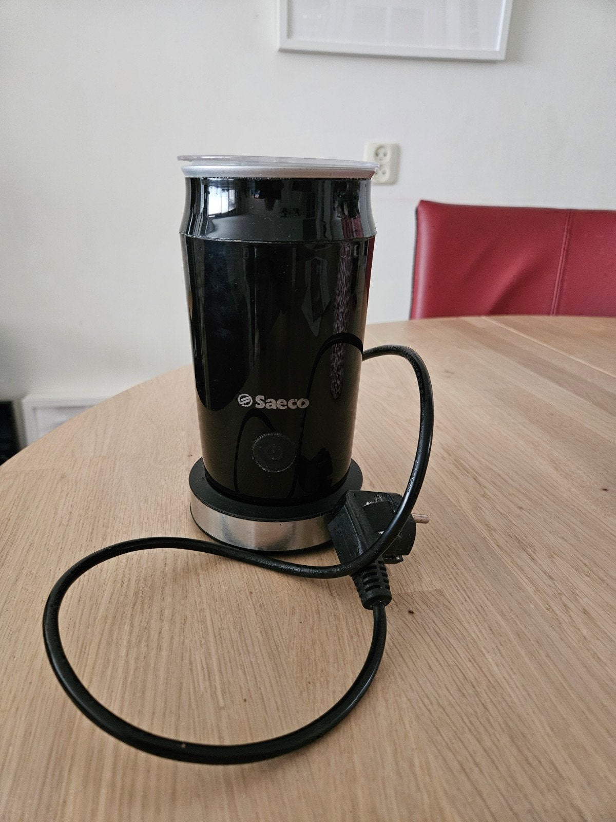 Saeco Melkopschuimer - Perfect melkschuim voor Koffie, Witgoed en Apparatuur, Ophalen of Verzenden, Zo goed als nieuw, Elektrische melkopschuimer