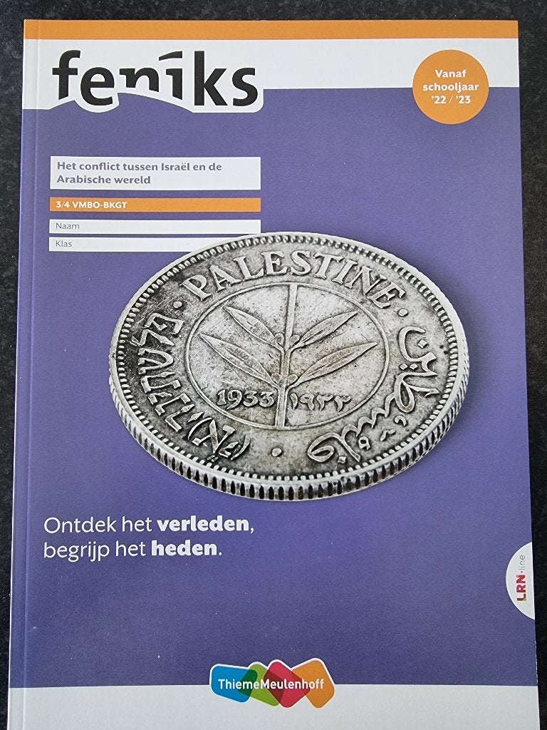 Feniks Het conflict tussen Israël en de Arabische wereld, Boeken, Ophalen of Verzenden, Zo goed als nieuw, VMBO, Geschiedenis