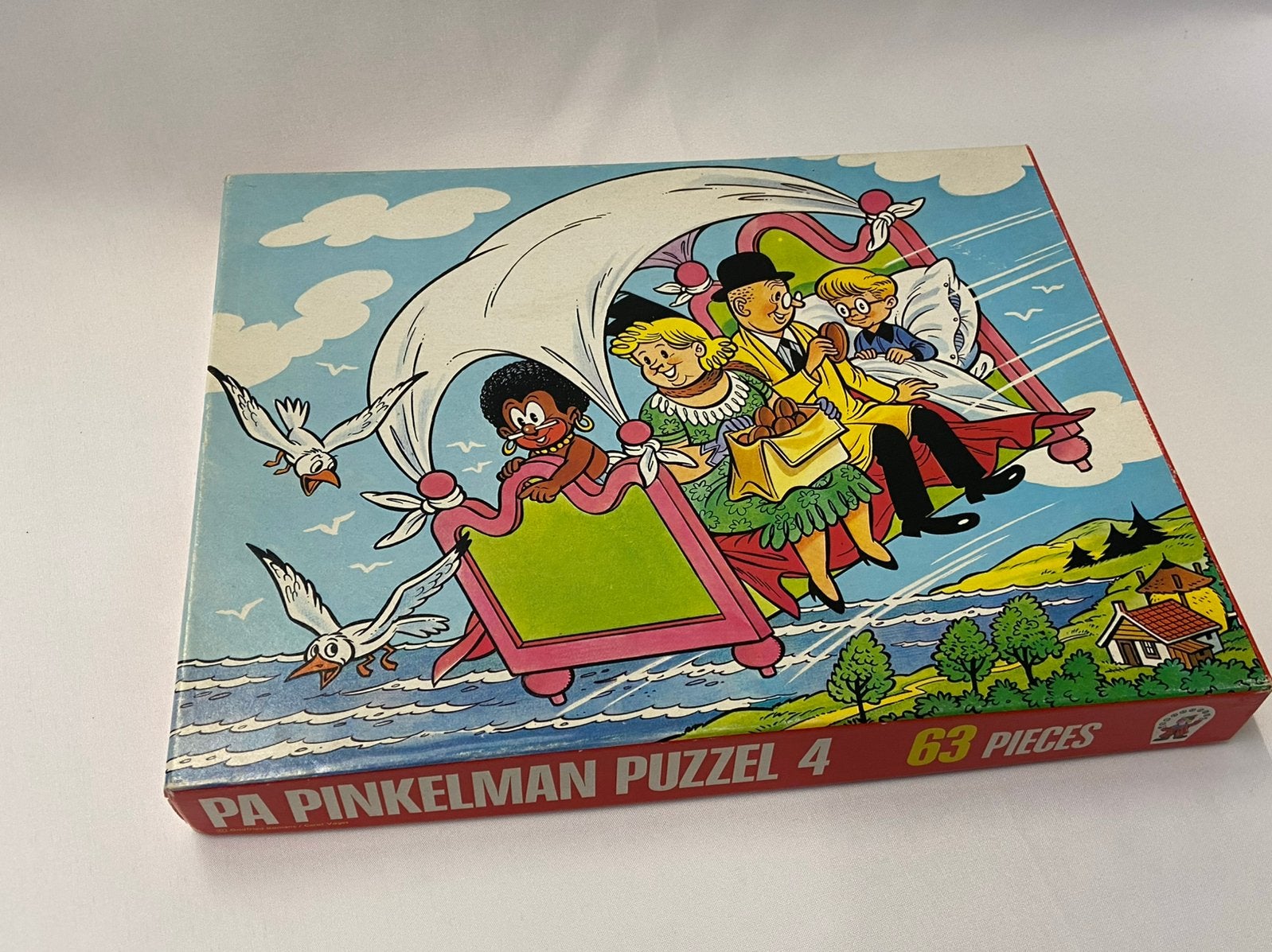 Pa Pinkelman Puzzel nummer 4, 63 stukjes, Ophalen of Verzenden, Minder dan 500 stukjes, Gebruikt