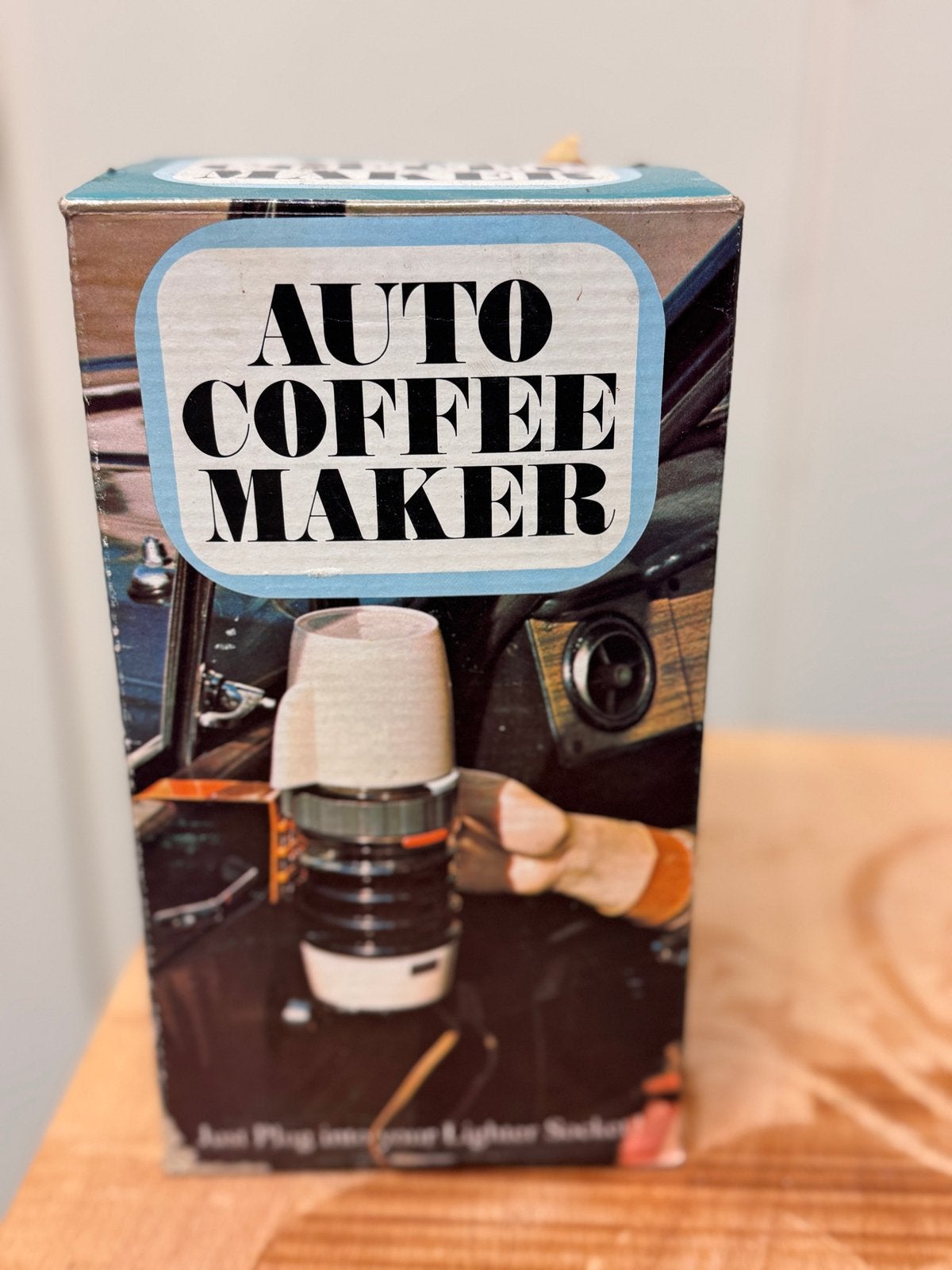 Vintage Auto Koffiezetapparaat - Perfect voor onderweg!, Verzenden, Gebruikt