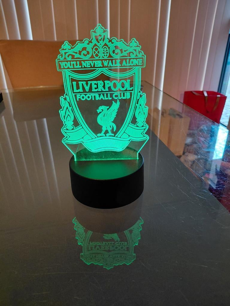 Liverpool voetbal lamp, Huis en Inrichting, Ophalen of Verzenden