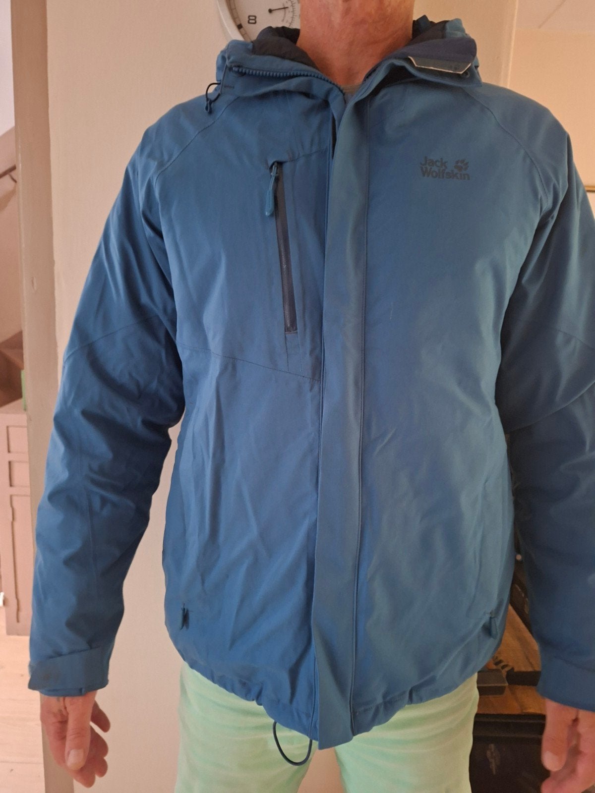 Jack Wolfskin winter/herfstjas Heren - Maat L - Blauw