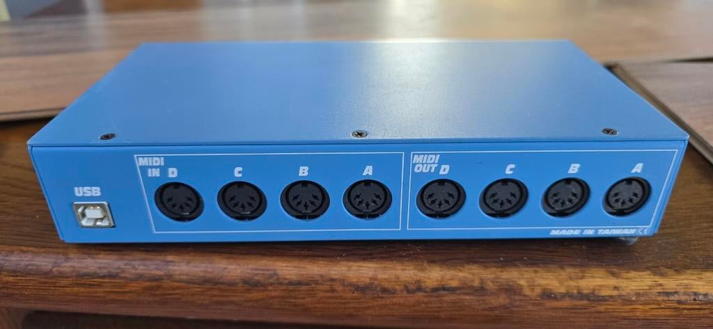 MidiMan USB Midisport 4x4 MIDI interface, Ophalen