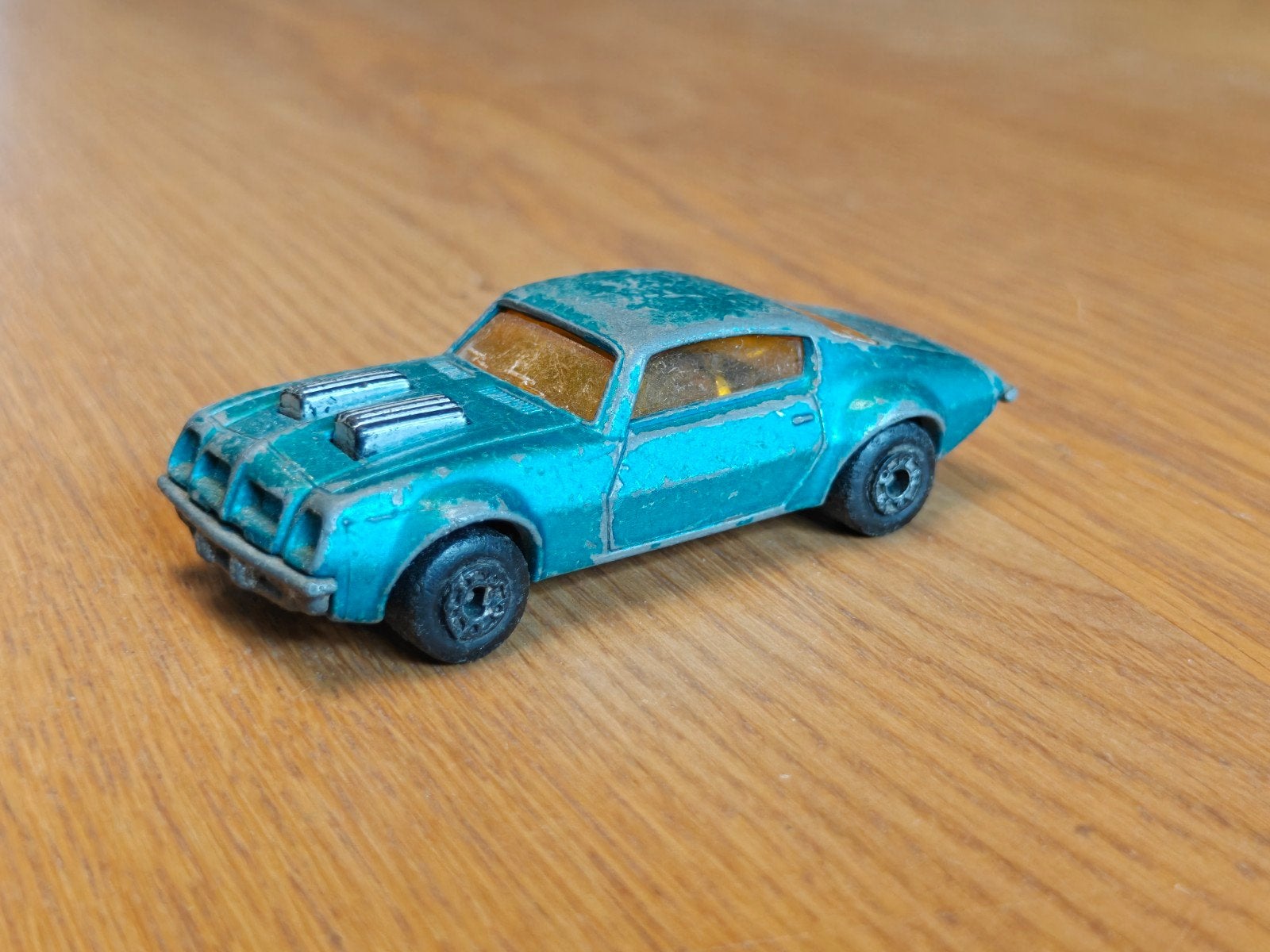 Matchbox Pontiac Firebird BLAUW, Ophalen of Verzenden, Auto