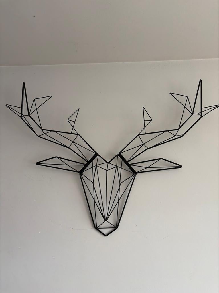 Wanddecoratie hert, Ophalen of Verzenden