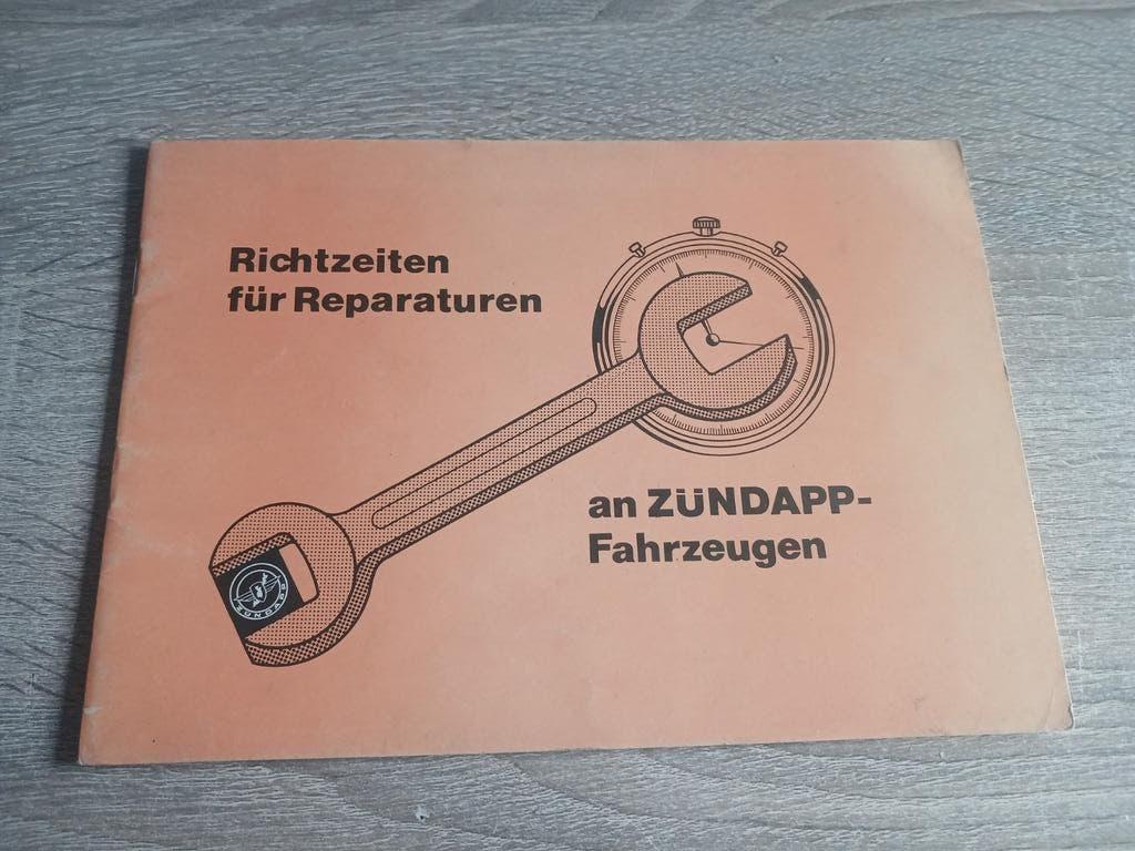 Richtzeiten an Zundapp Fahrzeugen  434,442,444,517,521,561, Fietsen en Brommers, Handleidingen en Instructieboekjes, Gebruikt