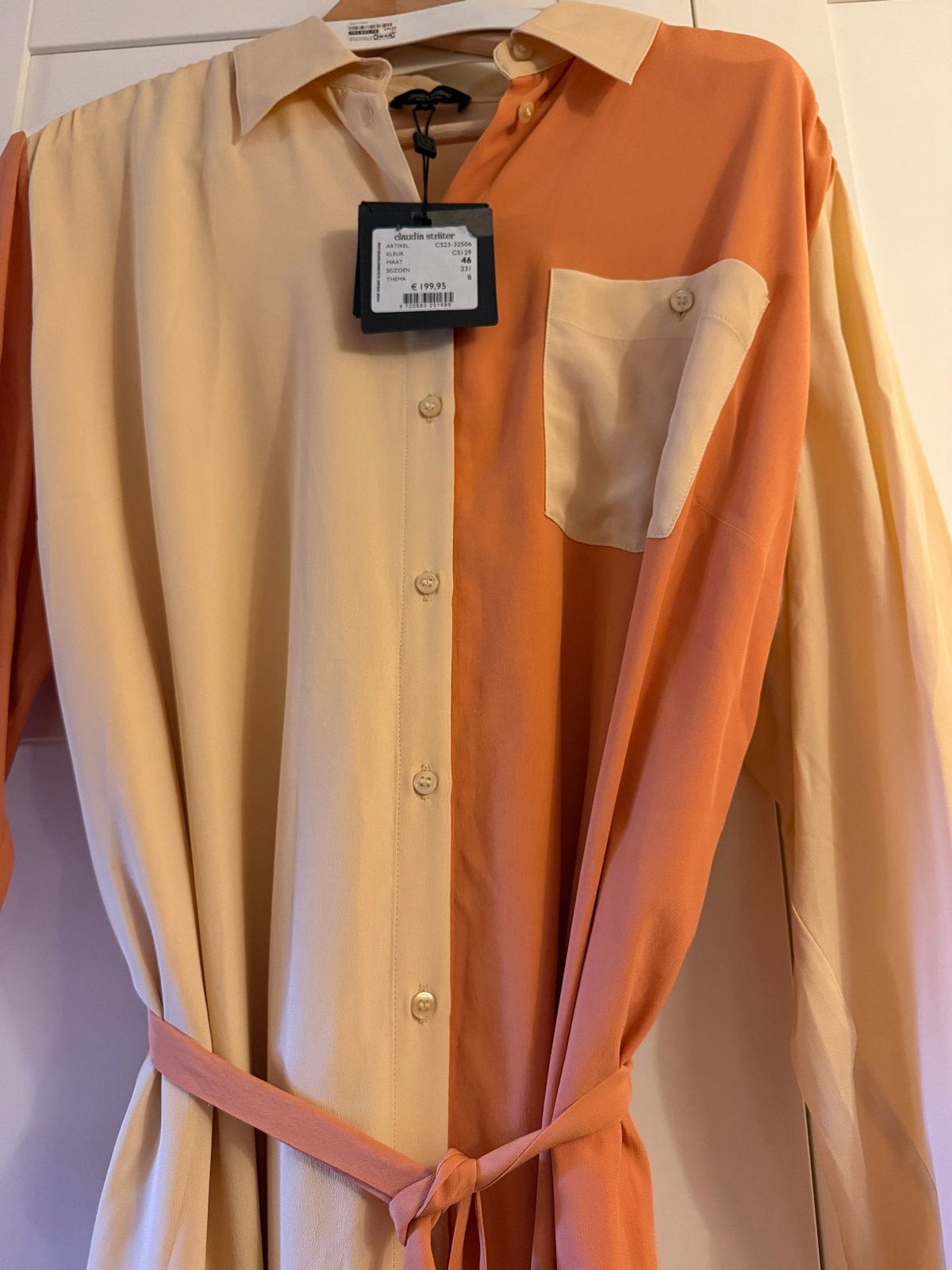 Nieuw ! Met prijskaartje Claudia Strater jurk maat 46, Blauw, Maat 46/48 (XL) of groter, Nieuw, Ophalen of Verzenden