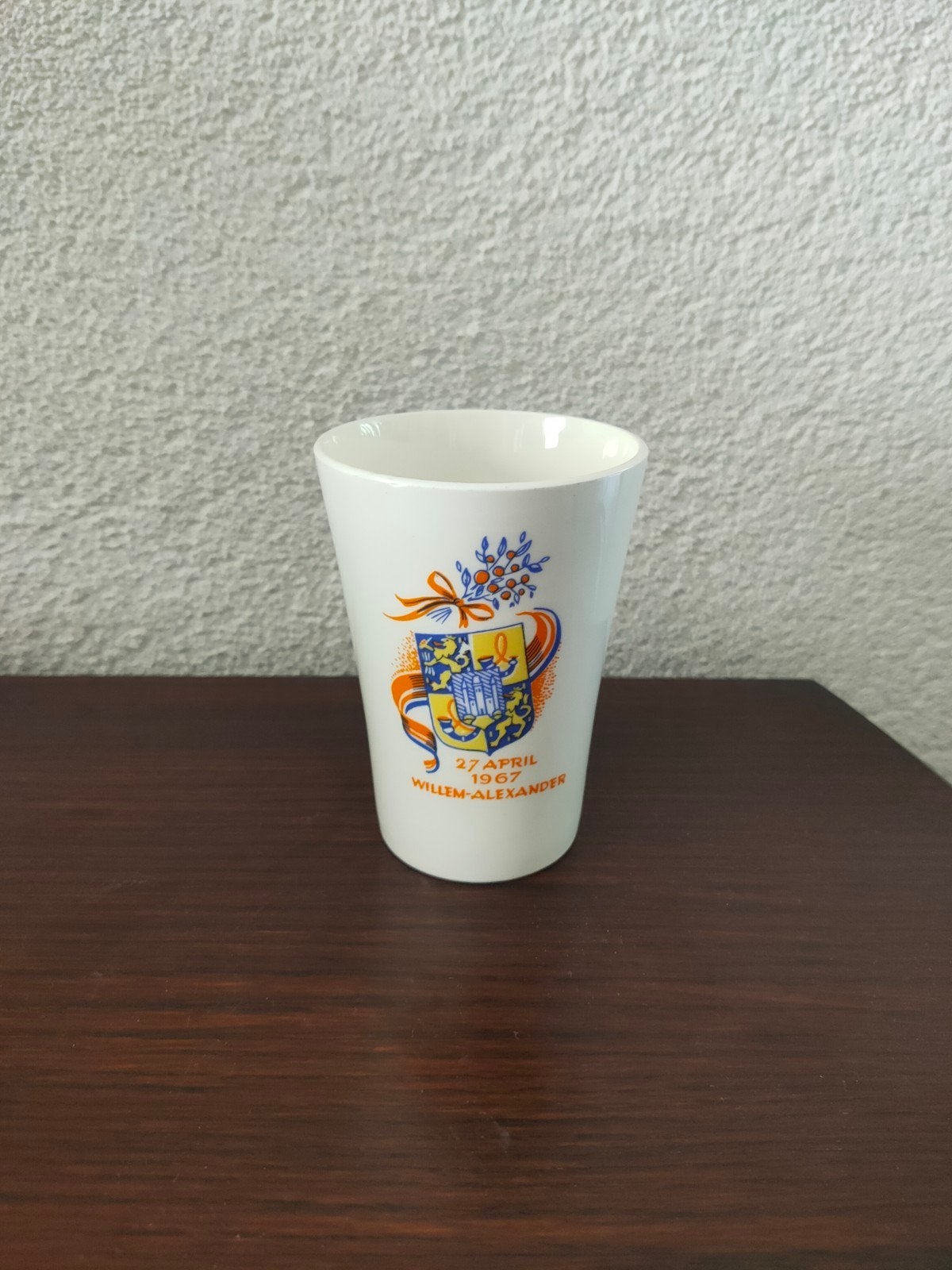geboorte mok koning Willem Alexander, Verzamelen, Ophalen of Verzenden, Zo goed als nieuw, Servies