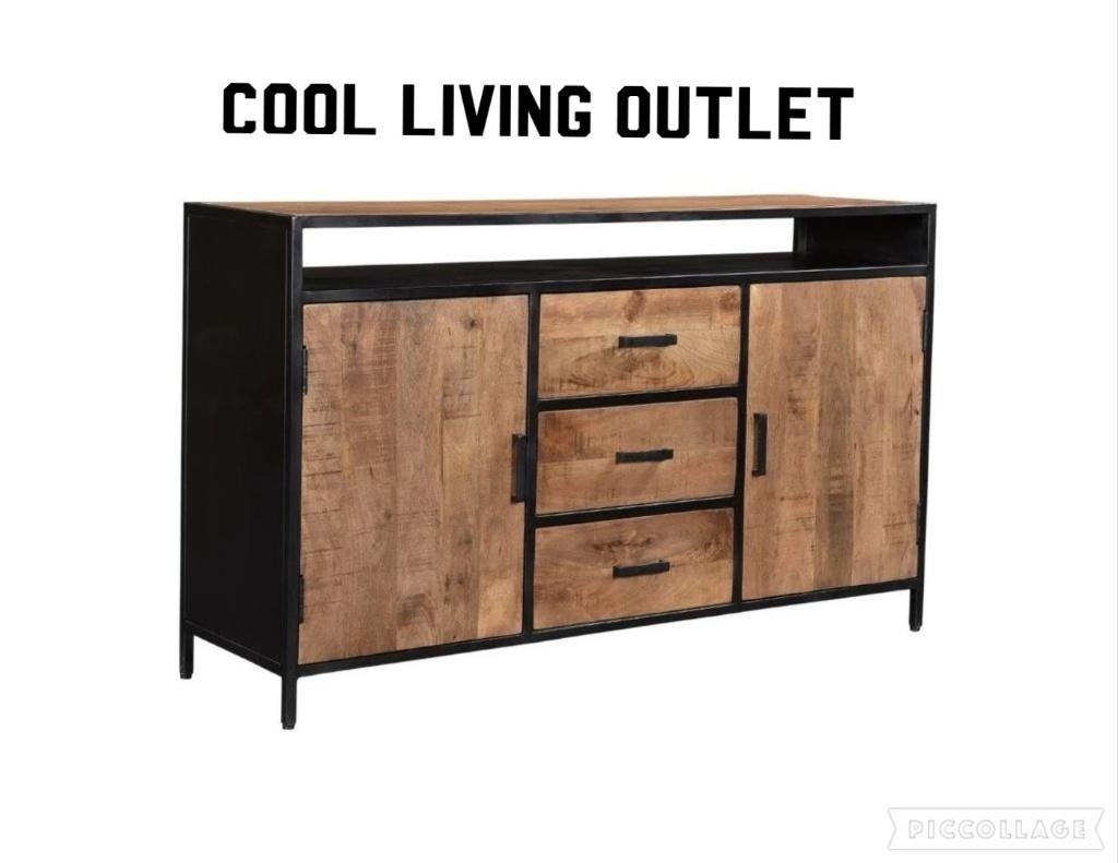 Dressoir Sturdy Open150 cm Nu met €484,= korting (of...*), Ophalen, Nieuw, 25 tot 50 cm, Overige houtsoorten