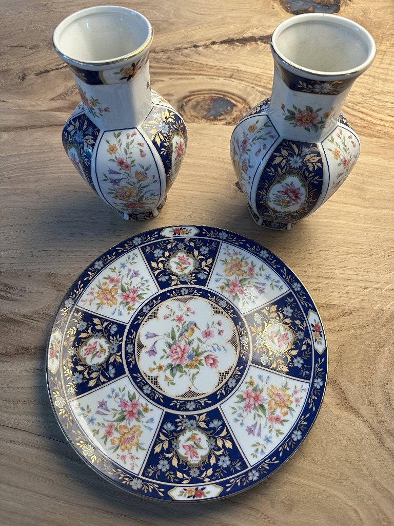Vintage Japans Imari Kaststel - Eiwa Japan - Vazen & Bord, Ophalen of Verzenden