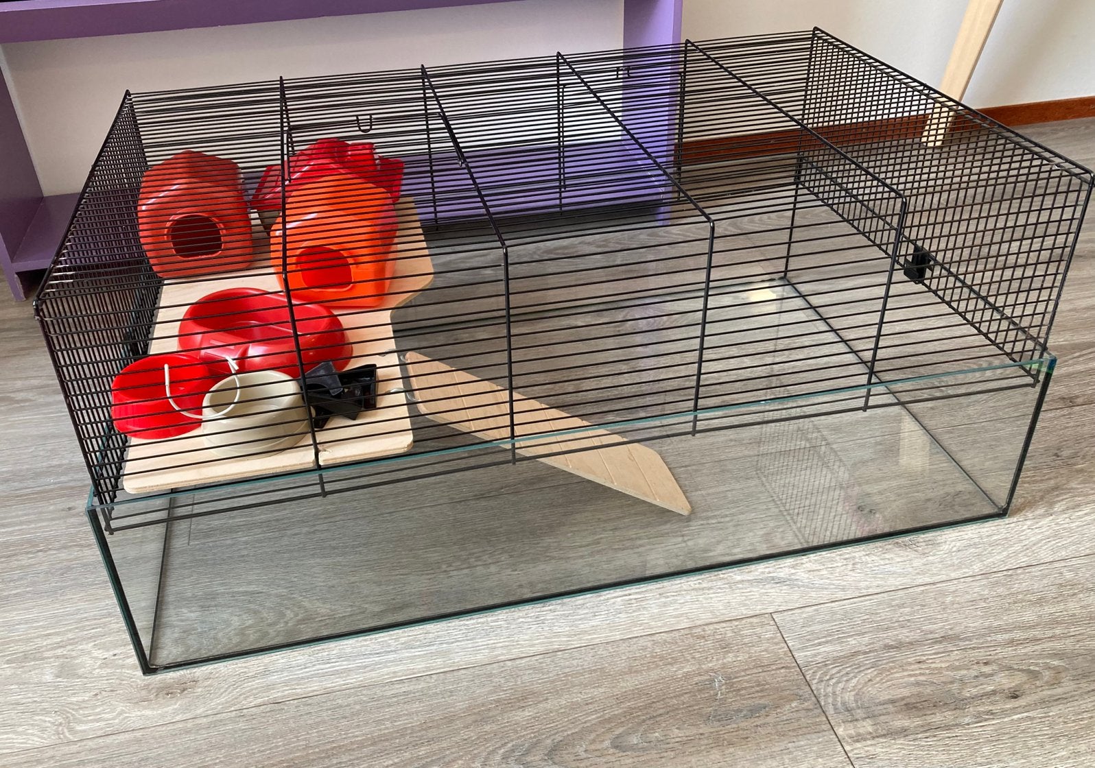 hamster/ knaagdieren kooi, Gebruikt, 75 tot 110 cm, Ophalen, Minder dan 60 cm