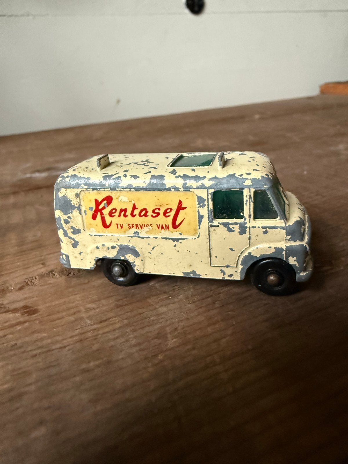 Vintage Matchbox Rentaset TV Service Van Lesney, Ophalen of Verzenden, Gebruikt