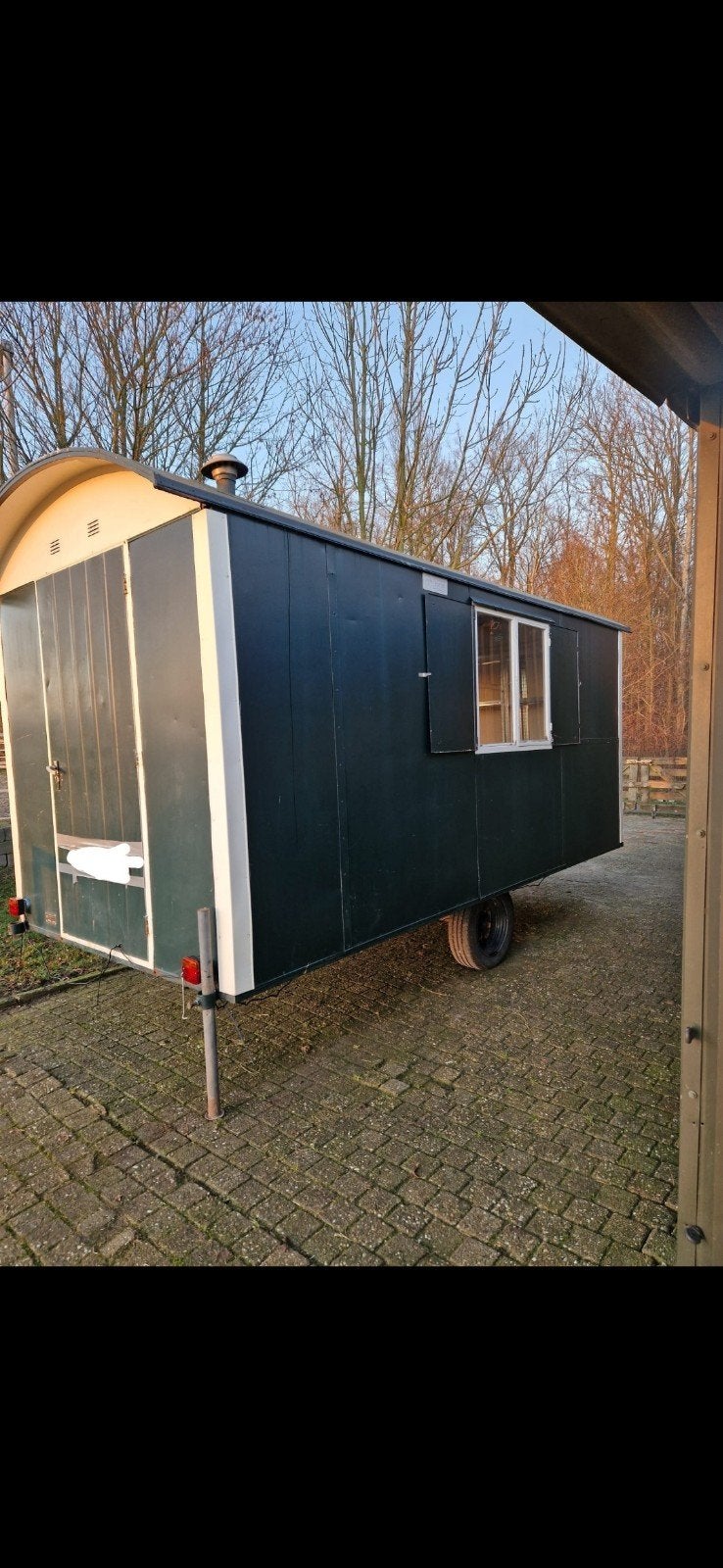 Pipowagen / schaftkeet, Doe-het-zelf en Verbouw, Ophalen of Verzenden