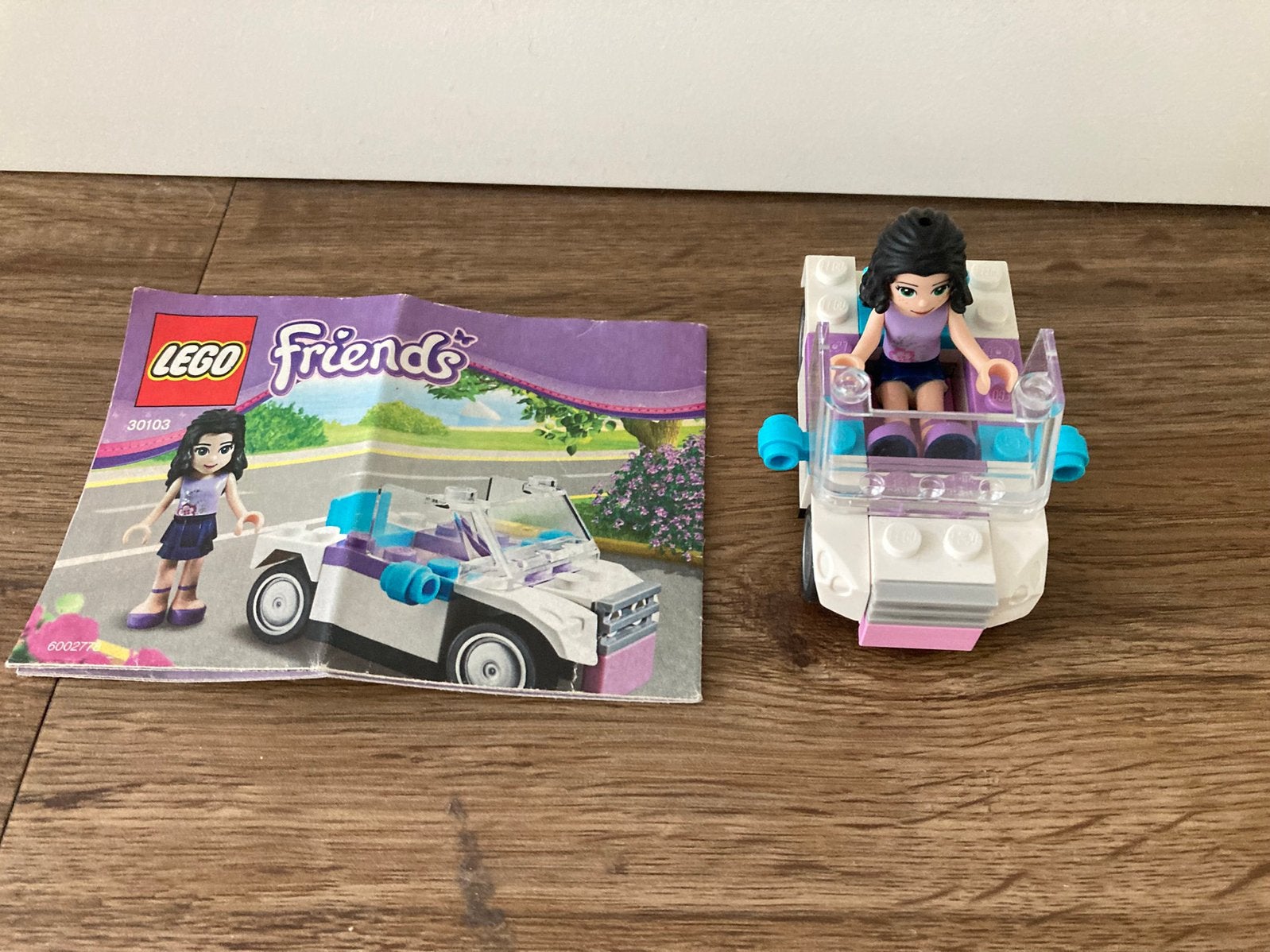Zgan Lego Friends 30103 Emma’s auto, Ophalen of Verzenden, Zo goed als nieuw