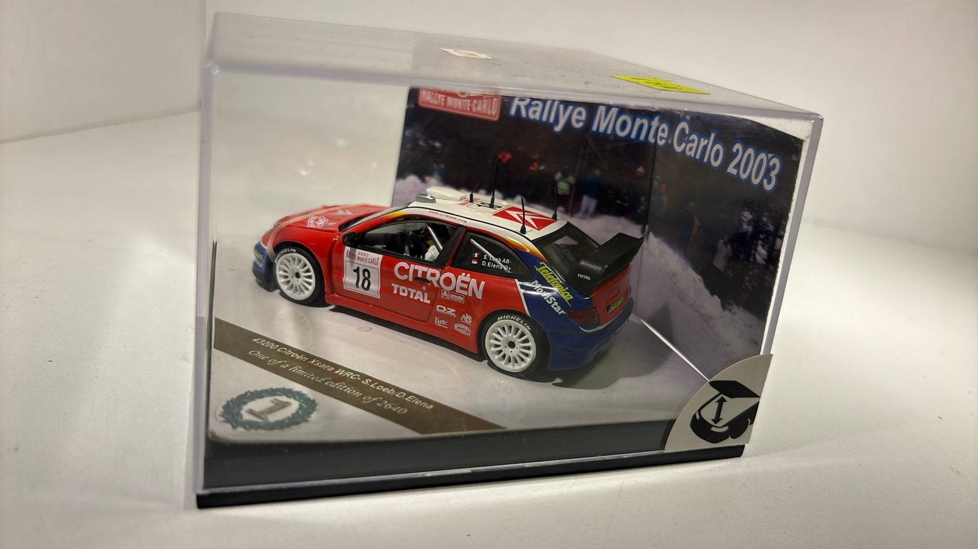Citroen xsara wrc rally vitesse 1.43, Hobby en Vrije tijd, Modelauto's | 1:43, Overige merken, Auto, Ophalen of Verzenden, A