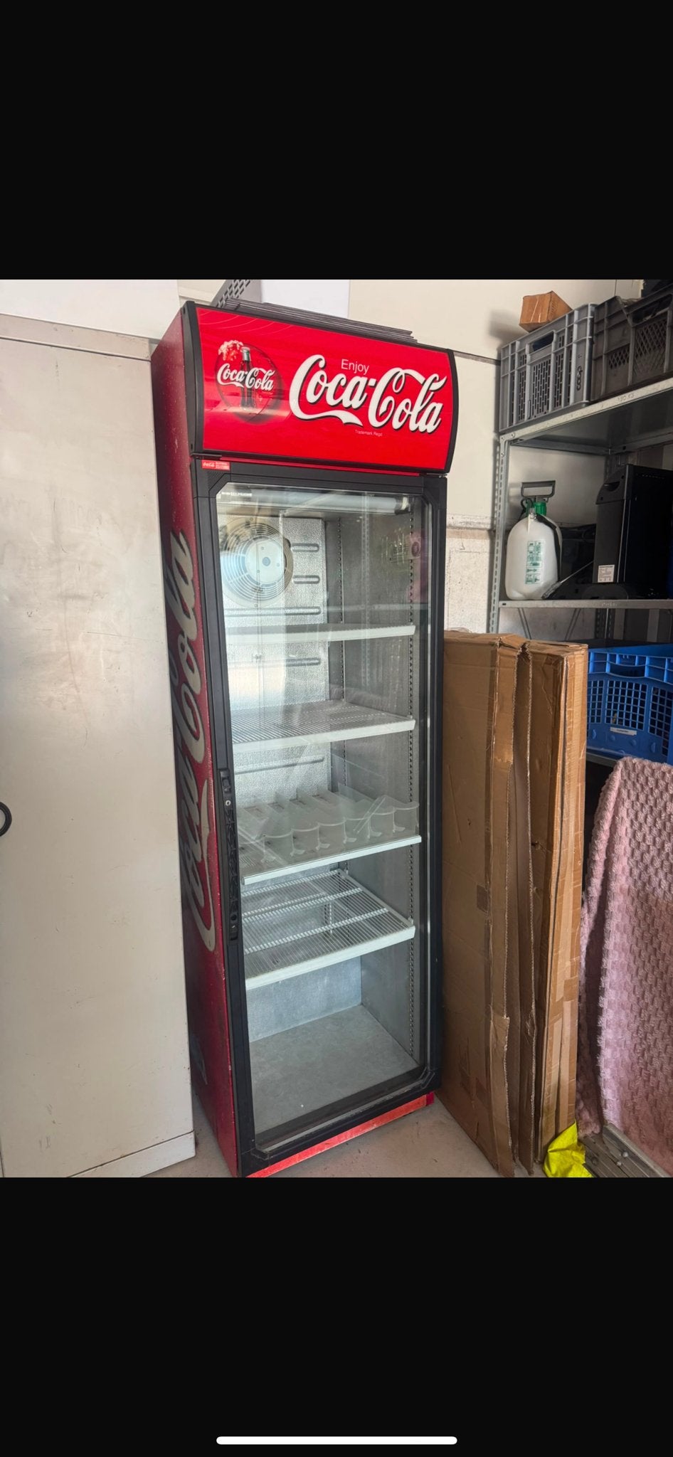 Coca-Cola Koelkast - Perfect voor Drankjes, Ophalen, 200 liter of meer, 60 cm of meer, 160 cm of meer