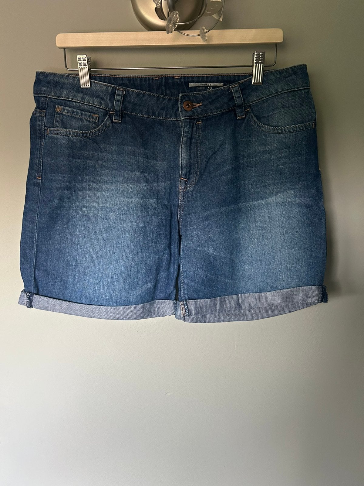 Edc short maat 30, Ophalen of Verzenden, Zo goed als nieuw, Blauw, W30 - W32 (confectie 38/40)
