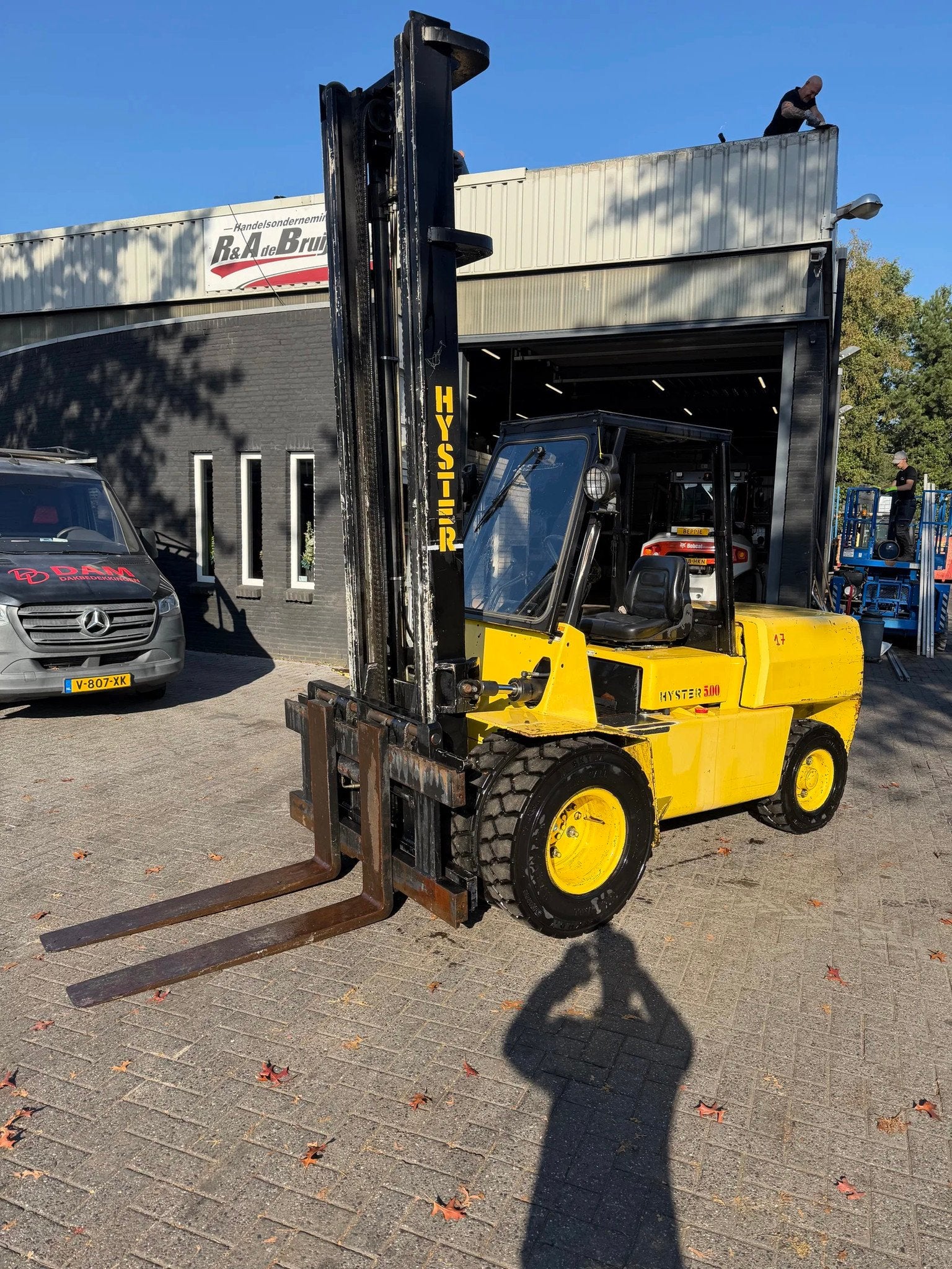 Hyster H5.0 H5.00XL (bj 1998), Zakelijke goederen, Meer dan 4000 kg, Diesel, Heftruck, Hyster