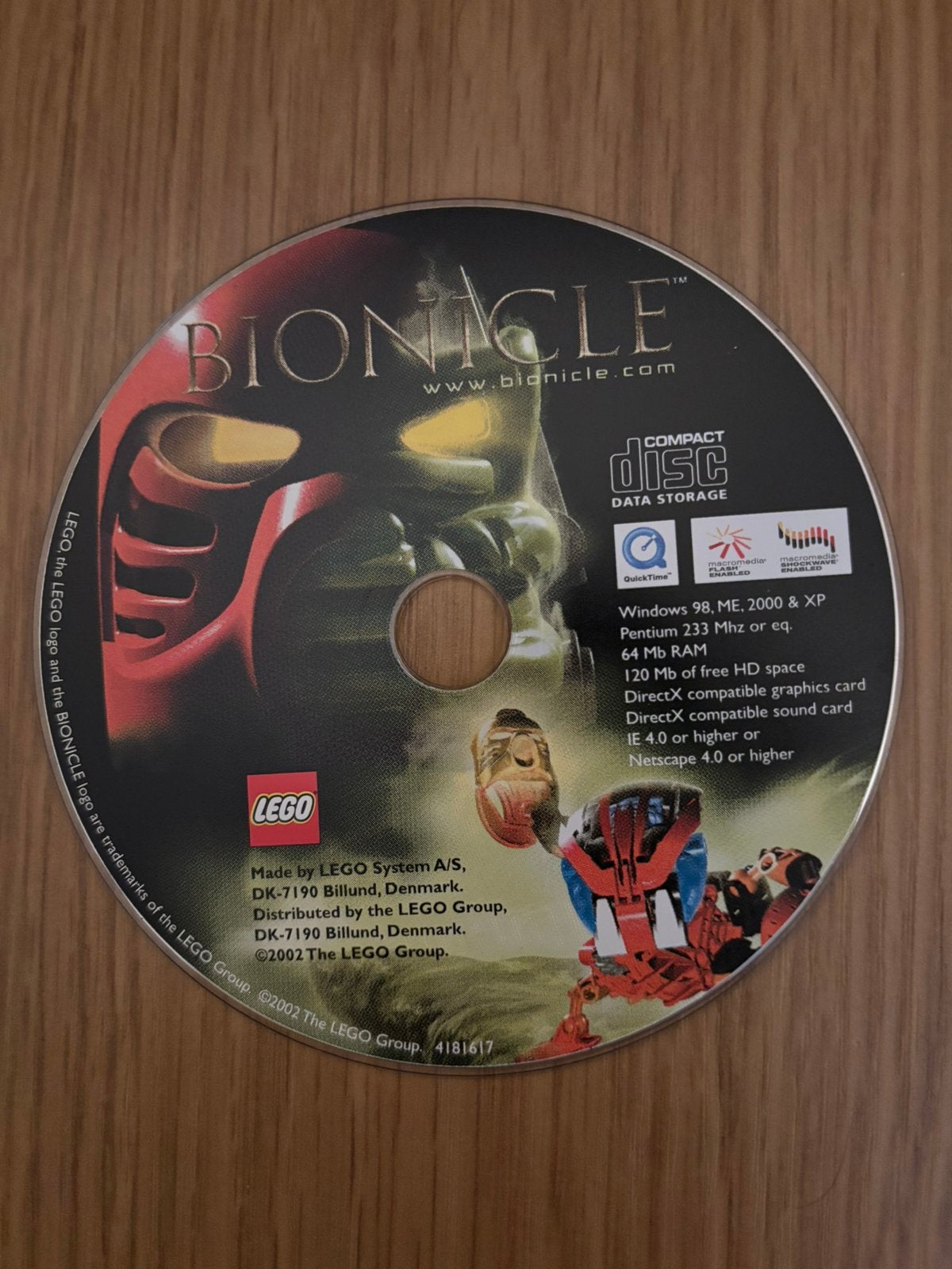 Bionicle Bohrok - Losse Disc - PC Software van Lego, Gebruikt, Overige genres, 1 speler, Ophalen of Verzenden