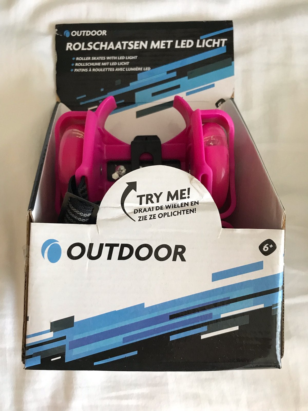 Hak wiel rollers met ledlicht / 1 maat tot 55 kg(nieuw), Ophalen of Verzenden, Nieuw
