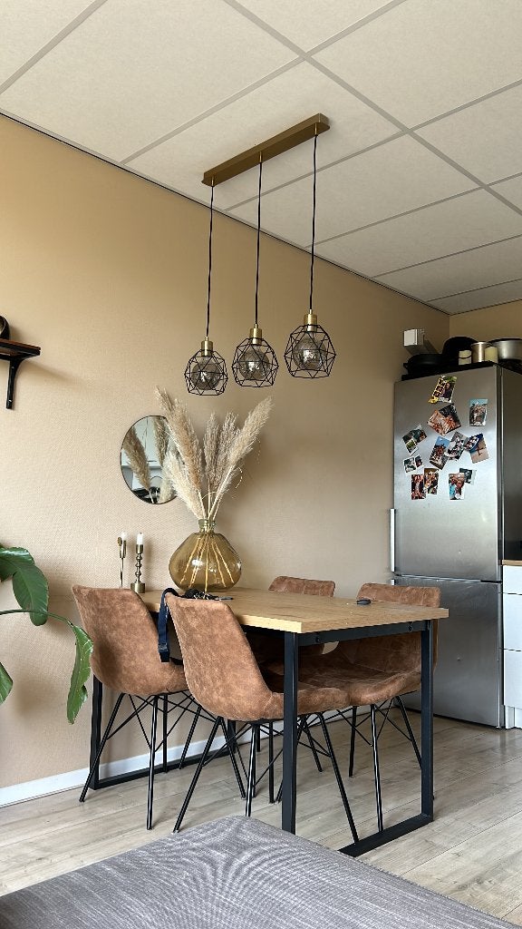 Eettafel + 2 stoelen, Ophalen, Gebruikt, 50 tot 100 cm, 100 tot 150 cm