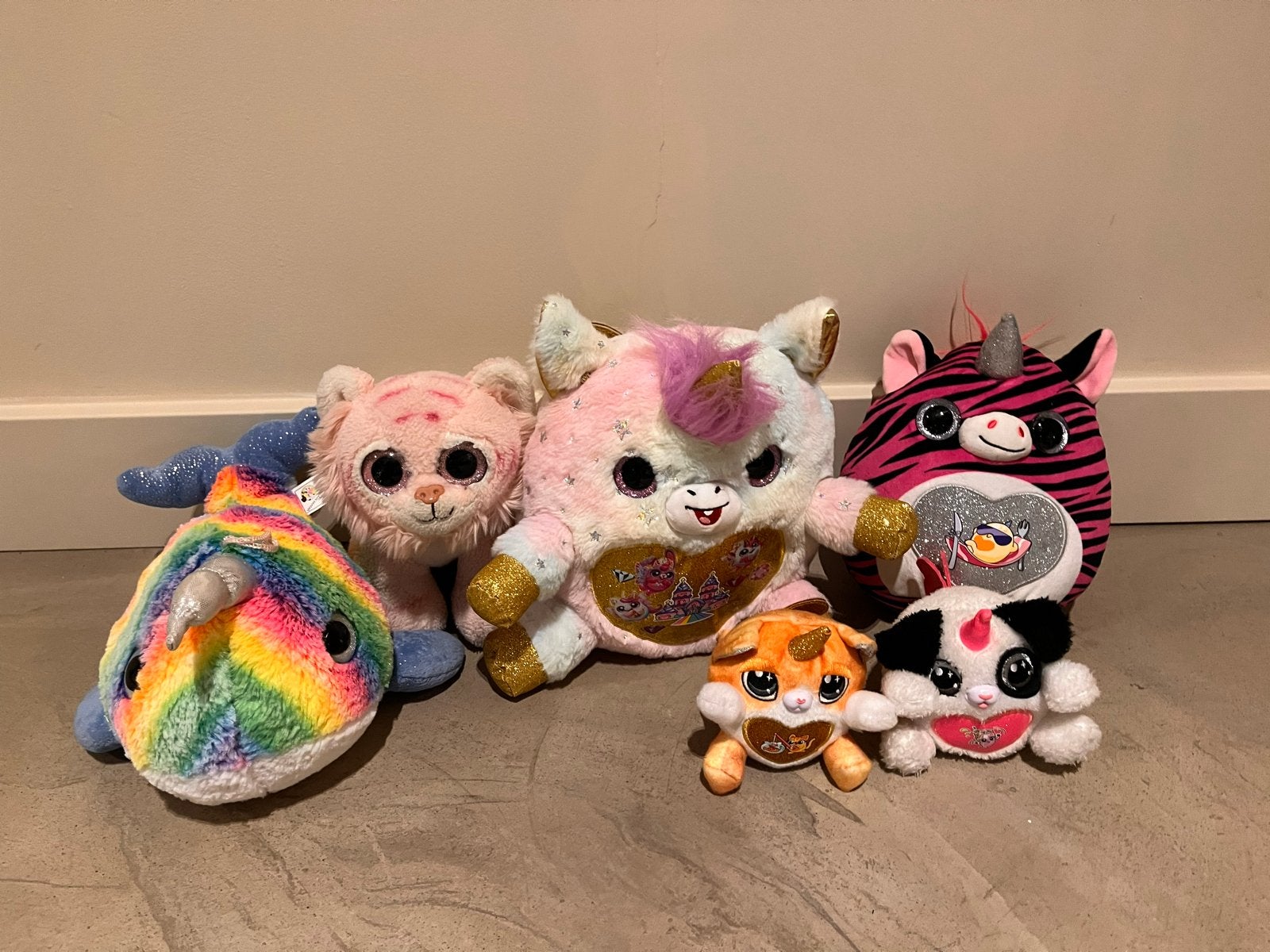 Rainbocorns Surprise ei knuffels van Intertoys, Overige karakters, Ophalen of Verzenden, Middelgroot (20 tot 80 cm), Meerkleurig