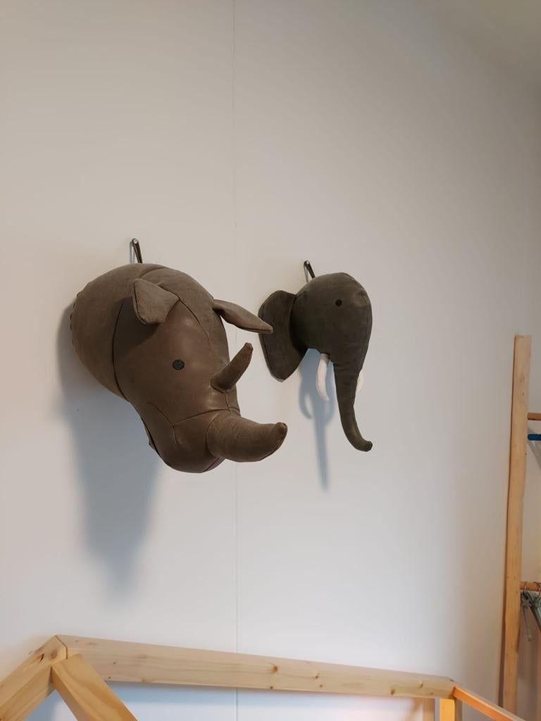 Dieren koppen, Kwantum, Kinderen en Baby's, Kinderkamer | Inrichting en Decoratie, Ophalen, Zo goed als nieuw, Wanddecoratie