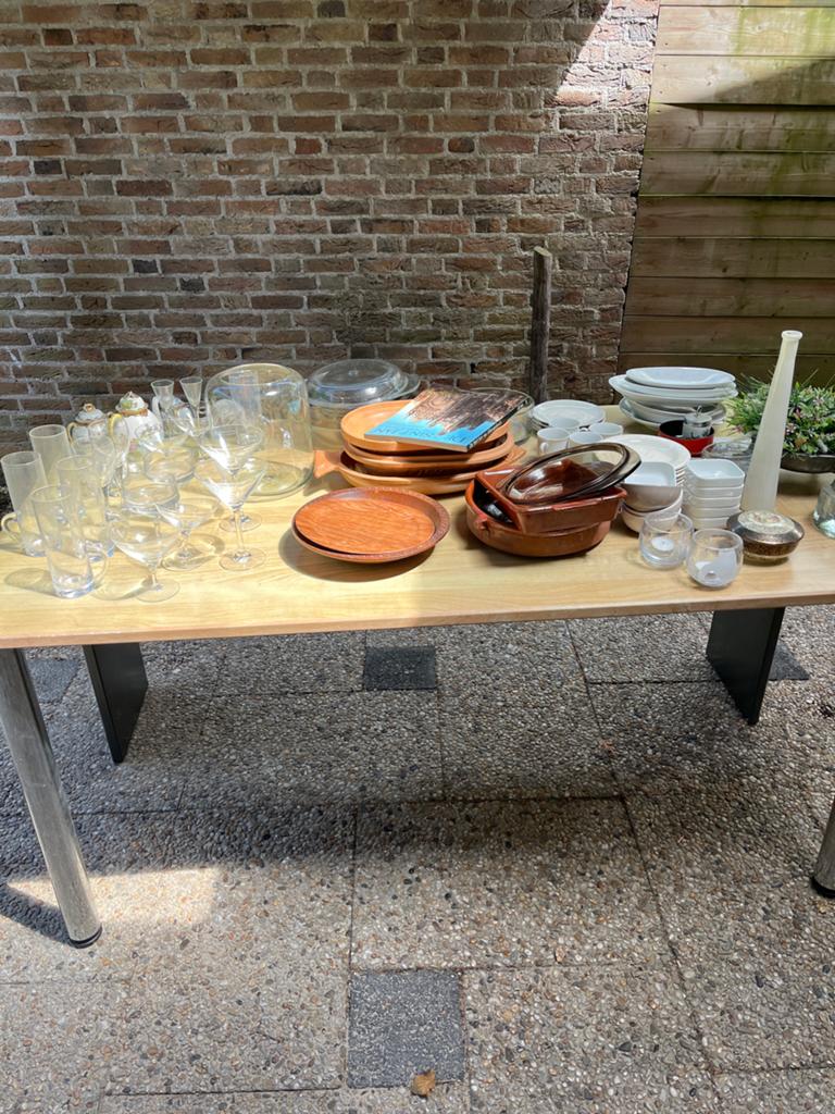 Diverse servies en glaswerk - Grote partij, Huis en Inrichting, Ophalen, Overige materialen, Gebruikt, Overige stijlen
