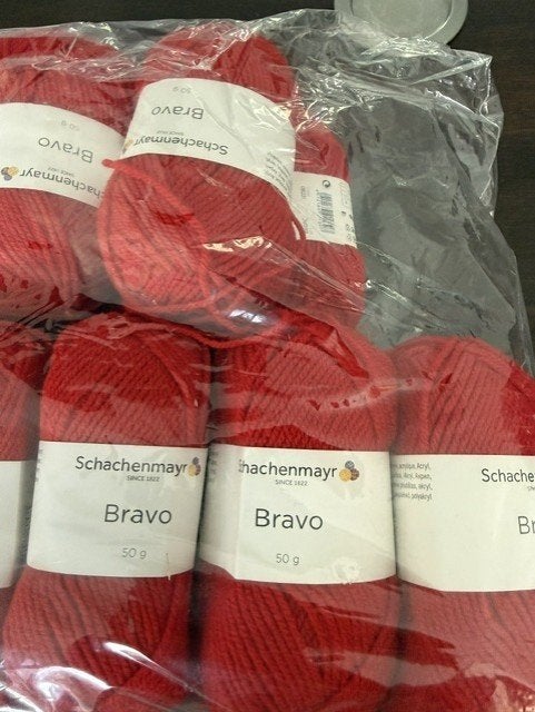 Bravo Schachenmayr rood - per bol e1, Ophalen of Verzenden, Nieuw, Breien of Haken, Wol of Garen