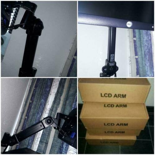 monitorarm - bureausteun - desk arm - lcd arm, Computers en Software, Monitoren, Nieuw, Ophalen of Verzenden, Overige typen, Onbekend