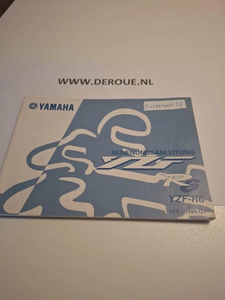 27 0WNERS MANUAL YAMAHA YZF-R6 1999 USED, Motoren, Handleidingen en Instructieboekjes, Ophalen of Verzenden, Yamaha