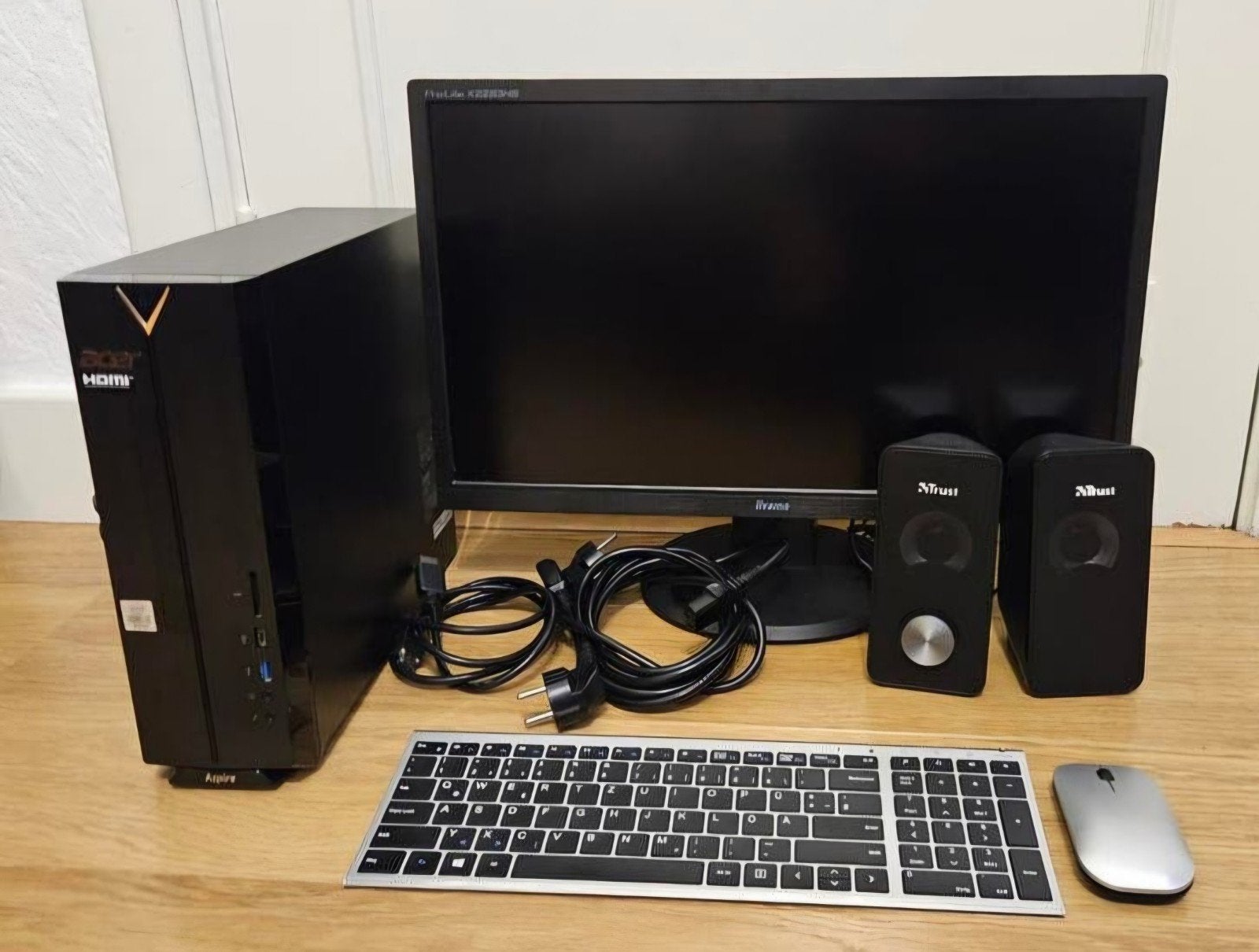 PC, Acer Aspire XC-895, PC complete set, Ophalen, Met monitor, 8 GB, 512 GB