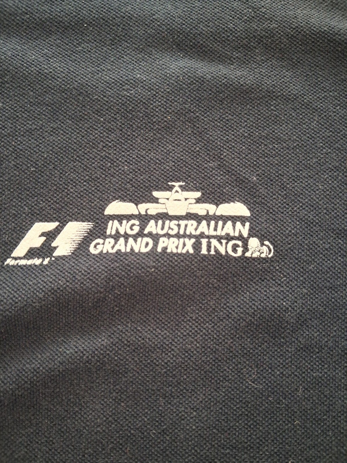 F1 ING Australian Grand Prix Polo Shirt - Zwart XL, Maat 52/54 (L), Zwart, Blue Gum, Ophalen of Verzenden