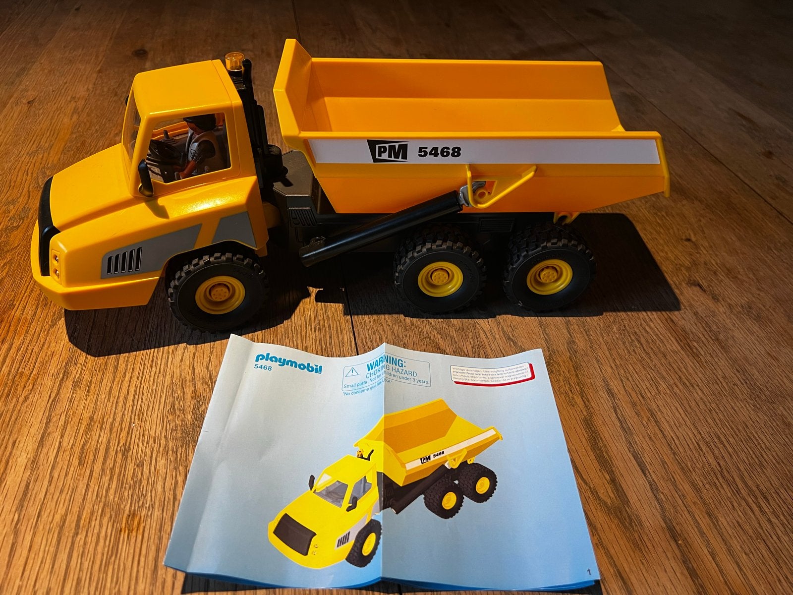 Playmobil bouwvoertuigen set: kiepwagen, vrachtwagen, graafm, Complete set, Voertuig, Ophalen of Verzenden, Zo goed als nieuw