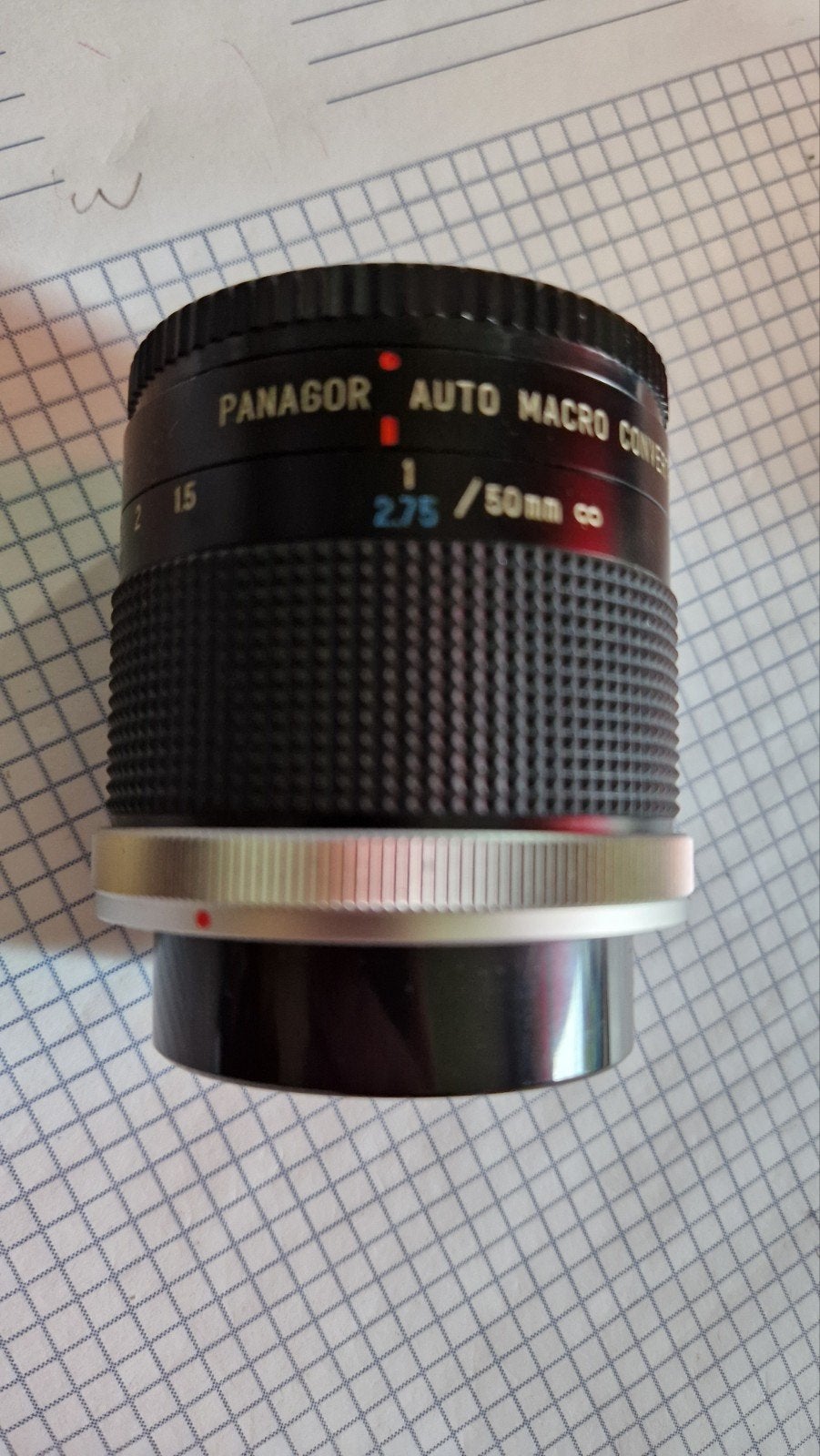 Panagor Auto Macro Converter 1:1 met Canon FD vatting, Overige merken, Macrofunctie, Canon FD, Ophalen of Verzenden