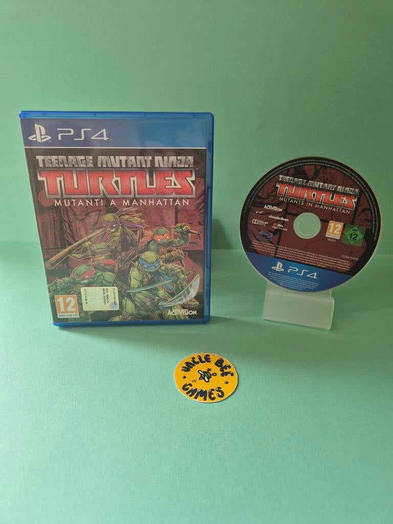 Teenage Mutant Ninja Turtles Mutants in Manhattan, Spelcomputers en Games, Games | Sony PlayStation 4, Zo goed als nieuw, Avontuur en Actie