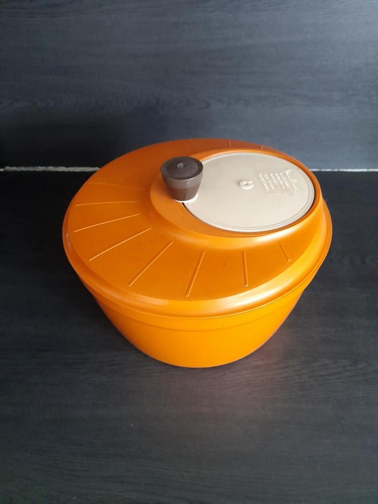 Moulinex vintage oranje slacentrifuge, Kunststof, Ophalen of Verzenden, Oranje, Overige typen