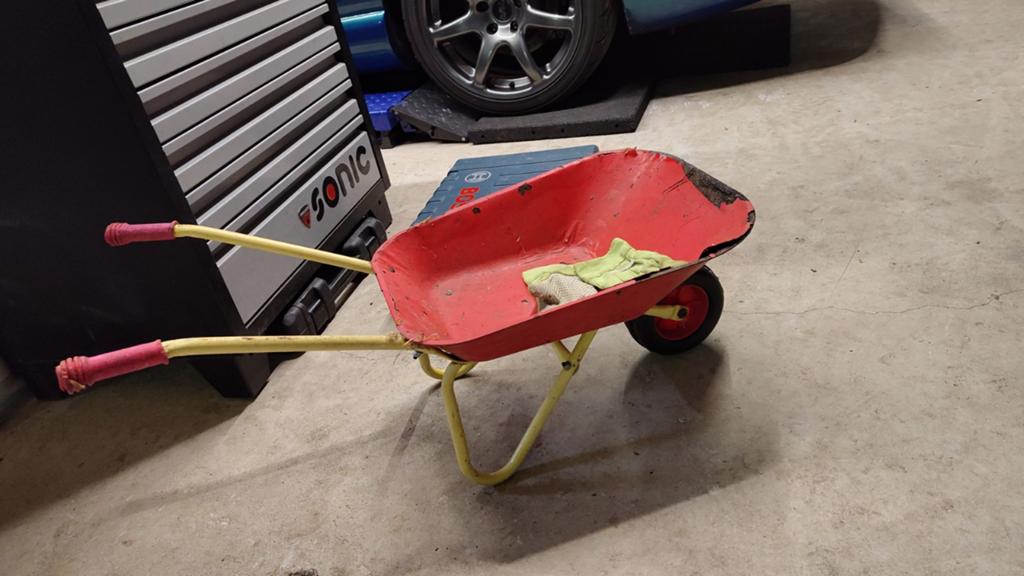 Kinderkruiwagen en tuinhandachoentjes, Ophalen, Gebruikt, Handmatig, Eenwielig