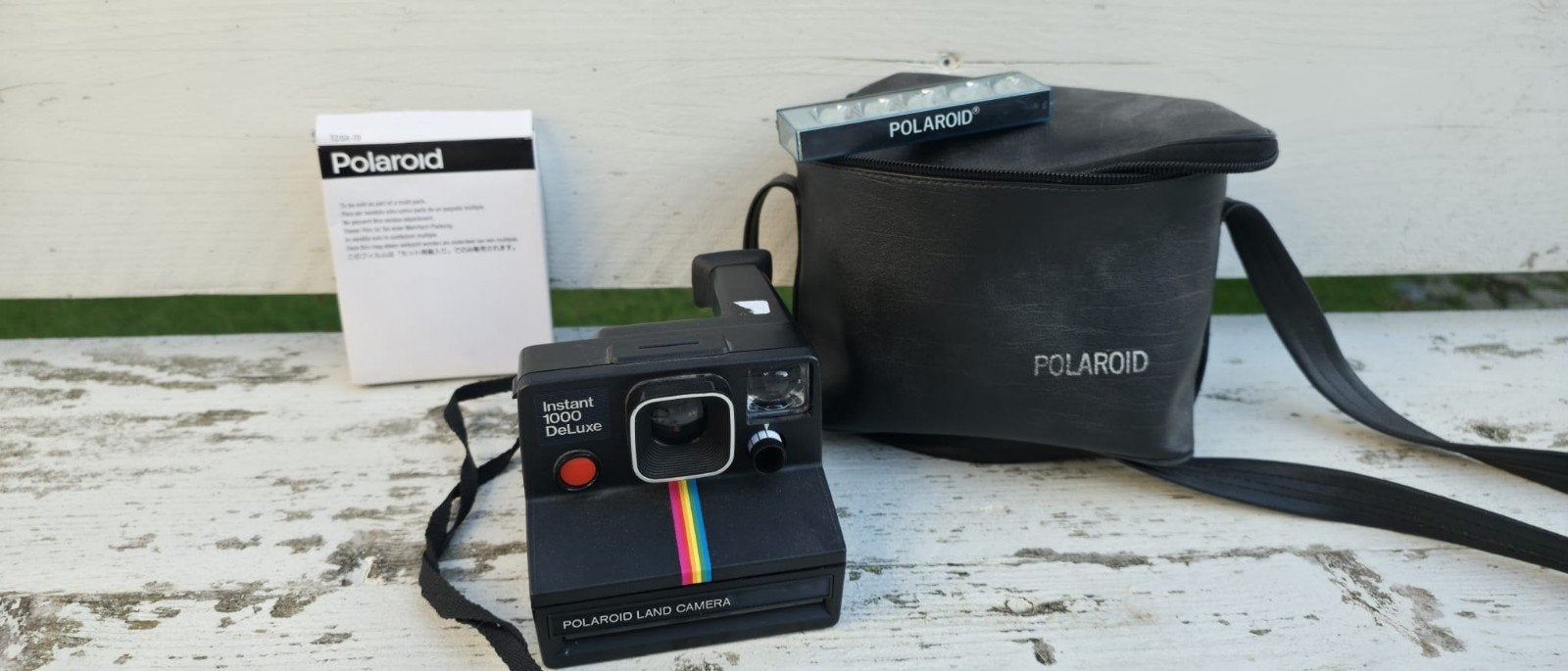 Polaroid Instant 1000 DeLuxe Rainbow Stripe SX-70, Audio, Tv en Foto, Ophalen of Verzenden, Gebruikt, Polaroid, Polaroid