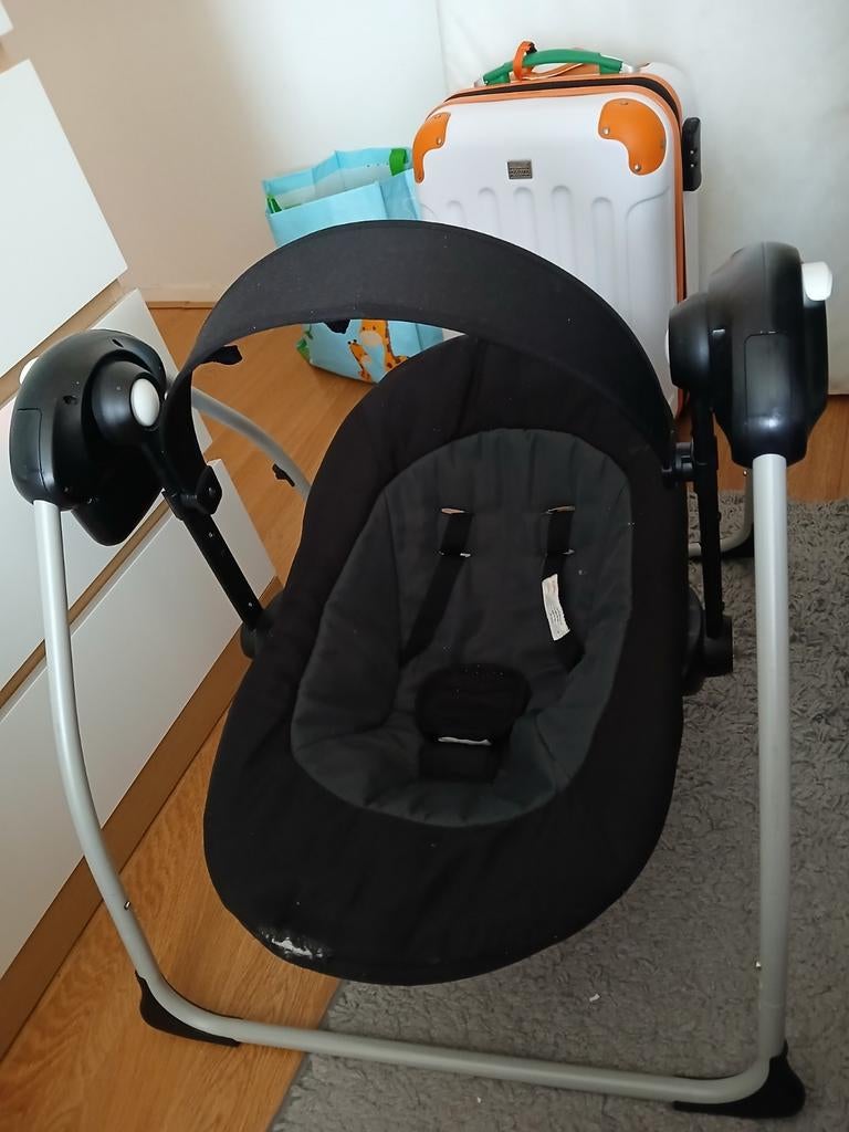 Schommel voor baby, Ophalen