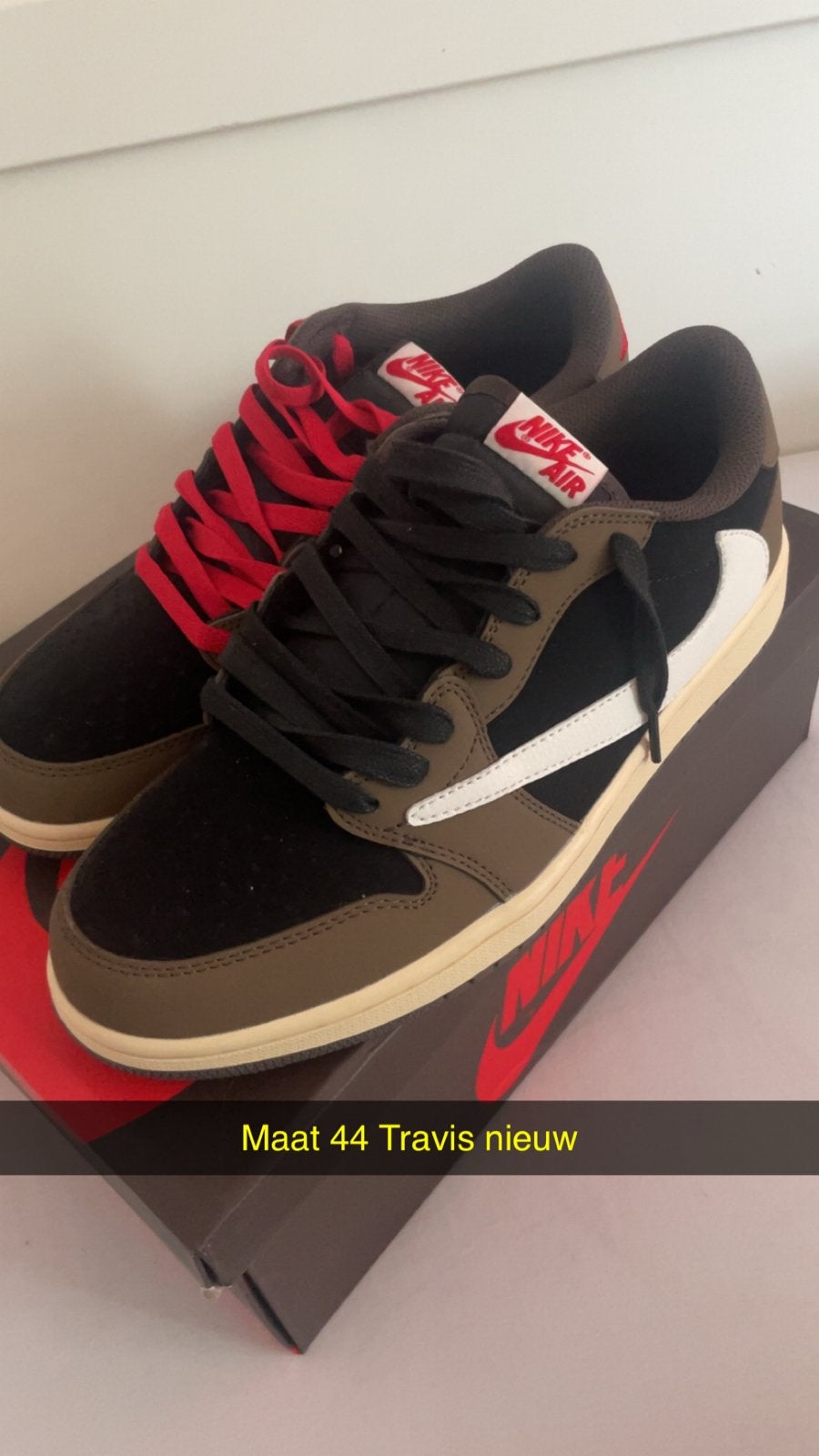 Nike Air Jordan 1 Low Travis Scott Reverse Mocha, Kleding | Heren, Schoenen, Bruin, Nieuw, Ophalen of Verzenden, Sneakers of Gympen