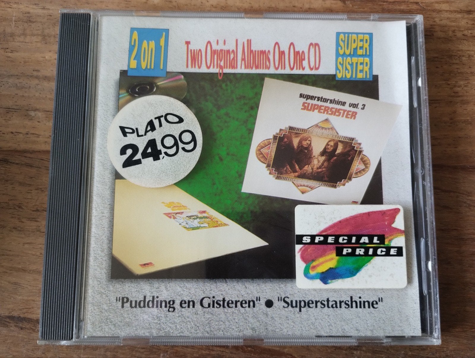 Supersister - Pudding en Gisteren / Superstarshine CD, Cd's en Dvd's, Cd's | Pop, Gebruikt, 1990 - 1999, Ophalen of Verzenden