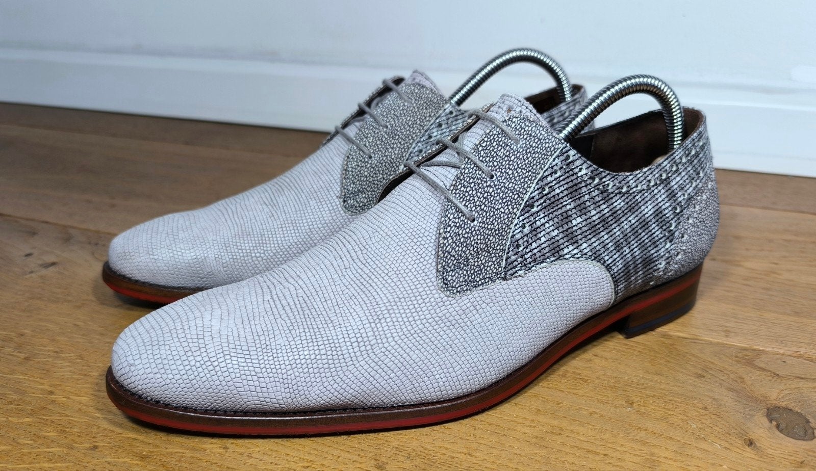 Floris van Bommel herenschoenen maat 7,5 / 41,5, Kleding | Heren, Schoenen, Ophalen, Overige kleuren, Floris van Bommel, Zo goed als nieuw