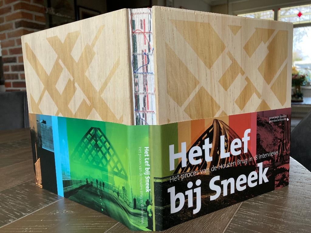 Sneek brug A7 Krúsrak accoya Het Lef bij Sneek rondweg, 20e eeuw of later, Nieuw, Ophalen of Verzenden, Meerdere auteurs