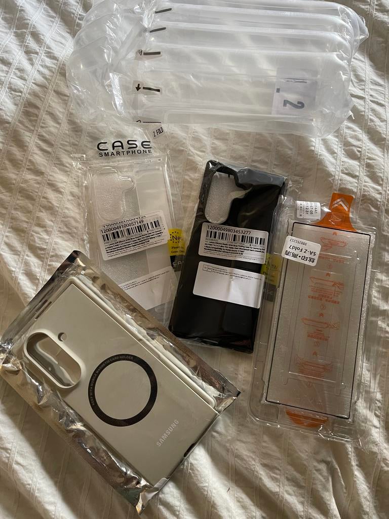 Nieuwe Samsung Fold 7 Hoesjes en Screenprotector, Ophalen of Verzenden, Nieuw, Hoesje of Tasje