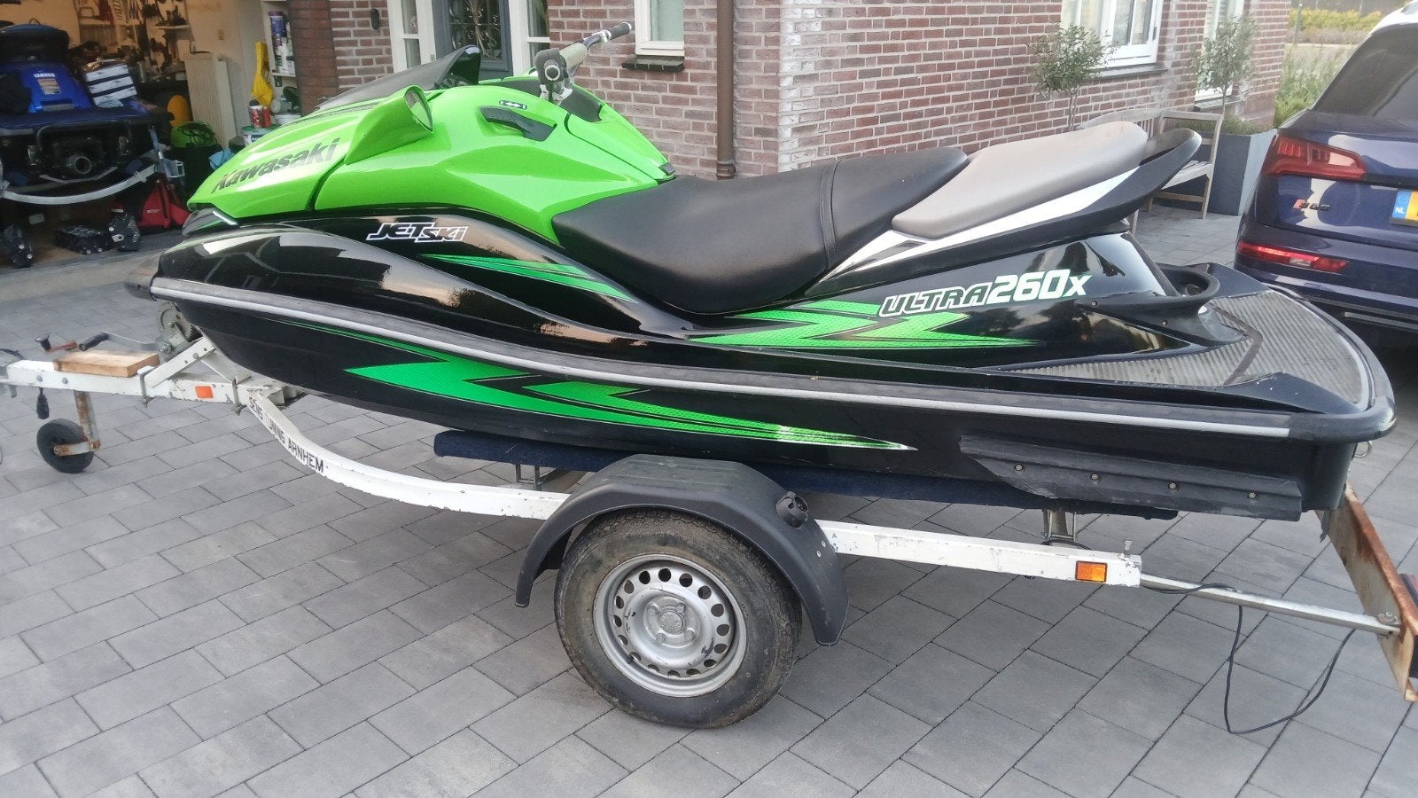 Kawasaki Ultra 260X Jetski met trailer, Ophalen of Verzenden, Gebruikt, Benzine, 200 pk of meer