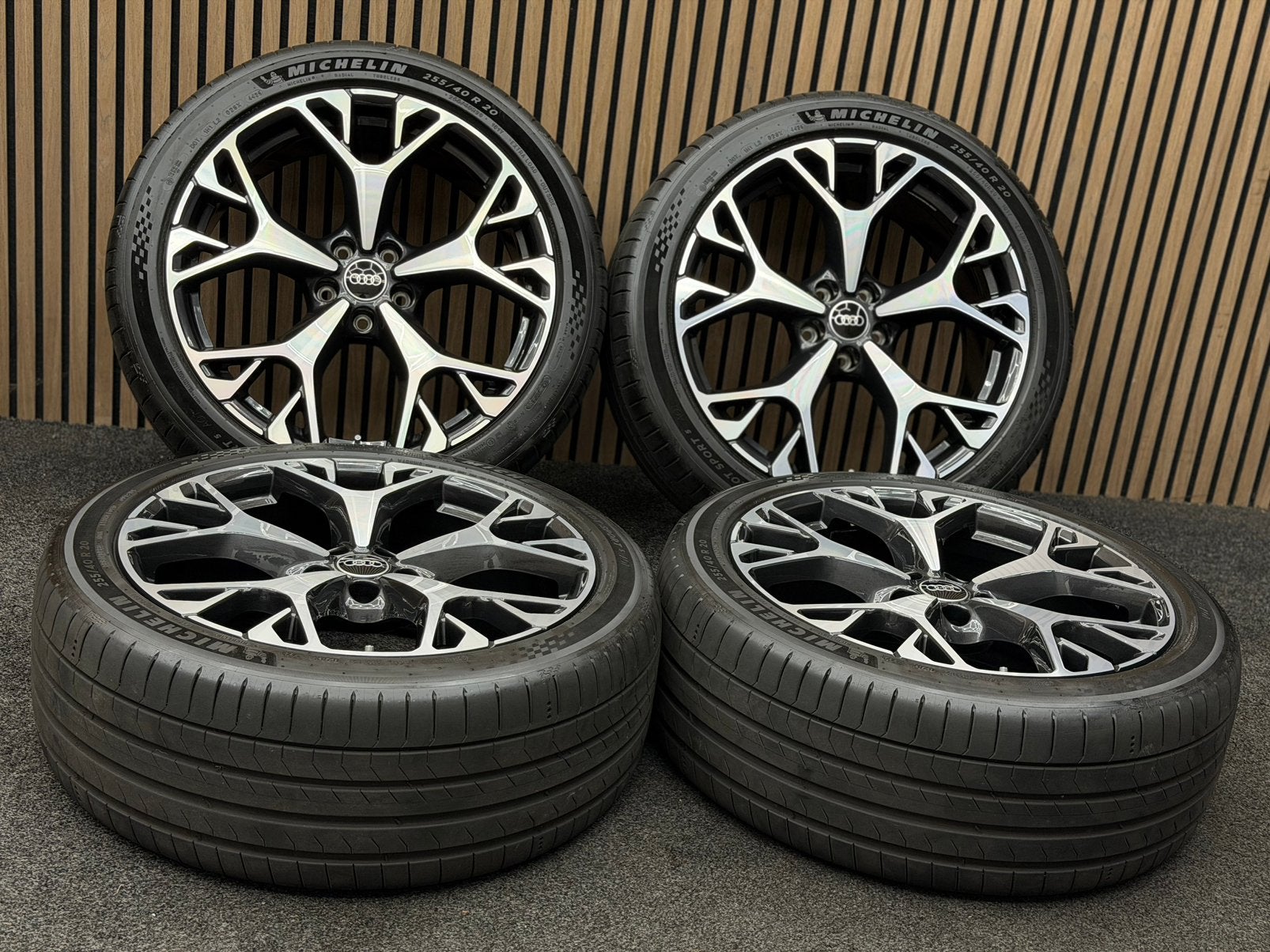 ZGAN! Originele 20 inch Audi A6 S6 5x112 ET43 Michelin ‘25, Ophalen, 255 mm, ., Banden en Velgen
