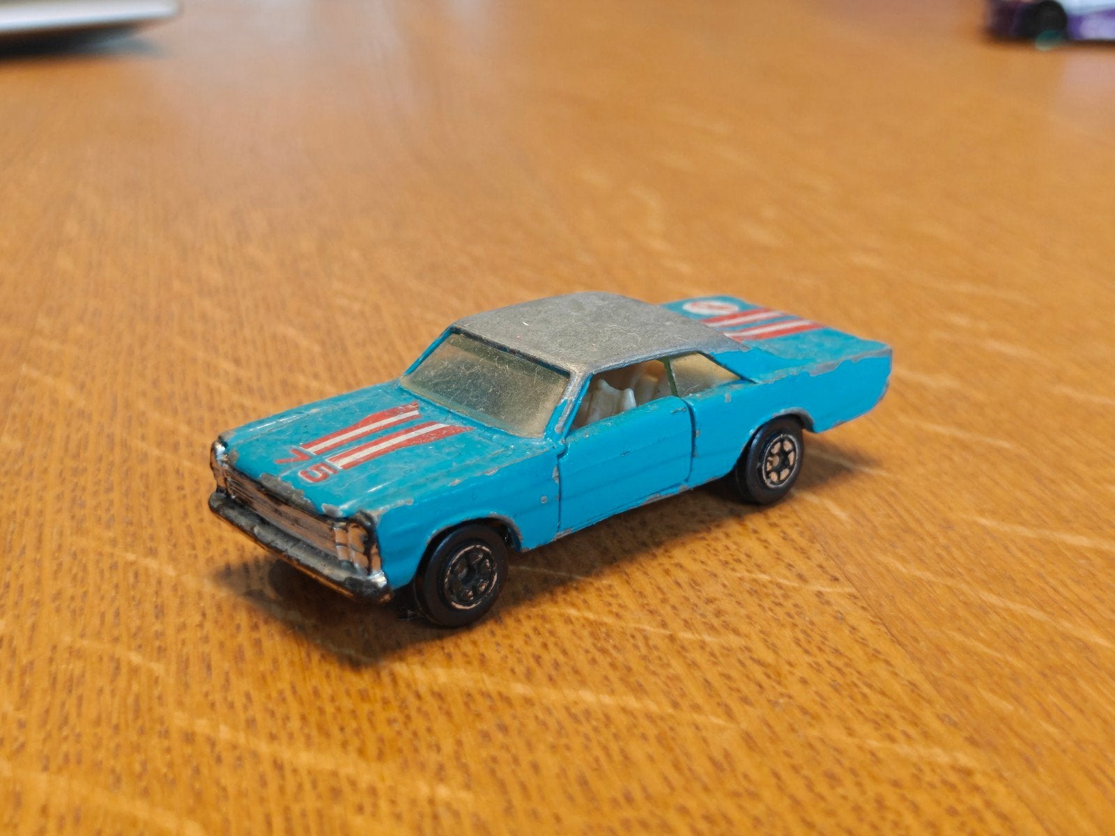 Yatming Ford Galaxy 500 XL BLAUW, Hobby en Vrije tijd, Ophalen of Verzenden, Auto